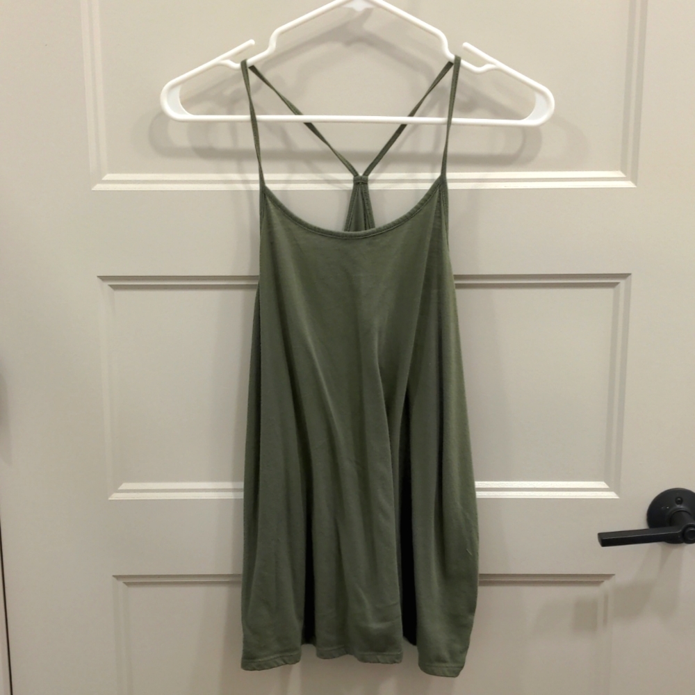 Olive Green Tank Top